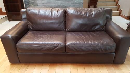 Coricraft Two Seater Leather Couch